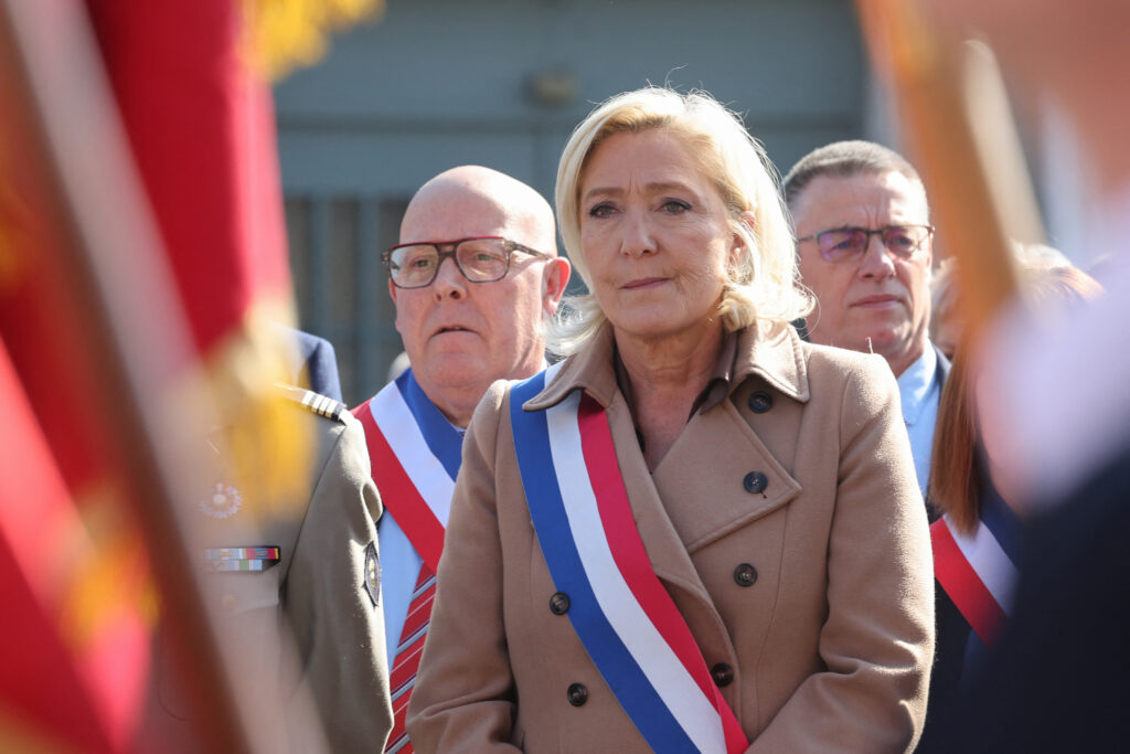 The rise of the right has reshaped how we think about patriotism President of France's far-right National Rally, Marine Le Pen, attends a ceremony marking the 81st anniversary of Victory in Europe Day, on May 8, 2026.