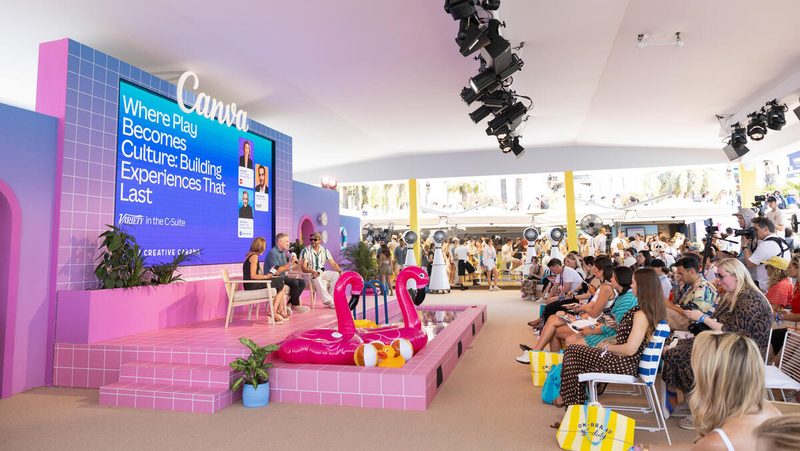 Top Marketing and Business Leaders at Cannes Lions: Strictly Business Atmosphere at Variety in the C-Suite in Collaboration with Canva during Cannes Lions International Festival of Creativity 2026 held at Vega la Plage on June 22, 2026 in Cannes, France.