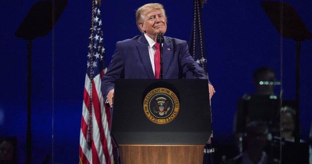 Trump Mixes Patriotism With Partisanship As He Celebrates America’s ‘Joyous’ 250th Anniversary Trump Mixes Patriotism With Partisanship As He Celebrates America's 'Joyous' 250th Anniversary