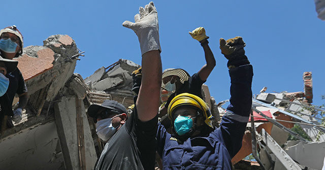 Mother and Baby Rescued from Collapsed Building