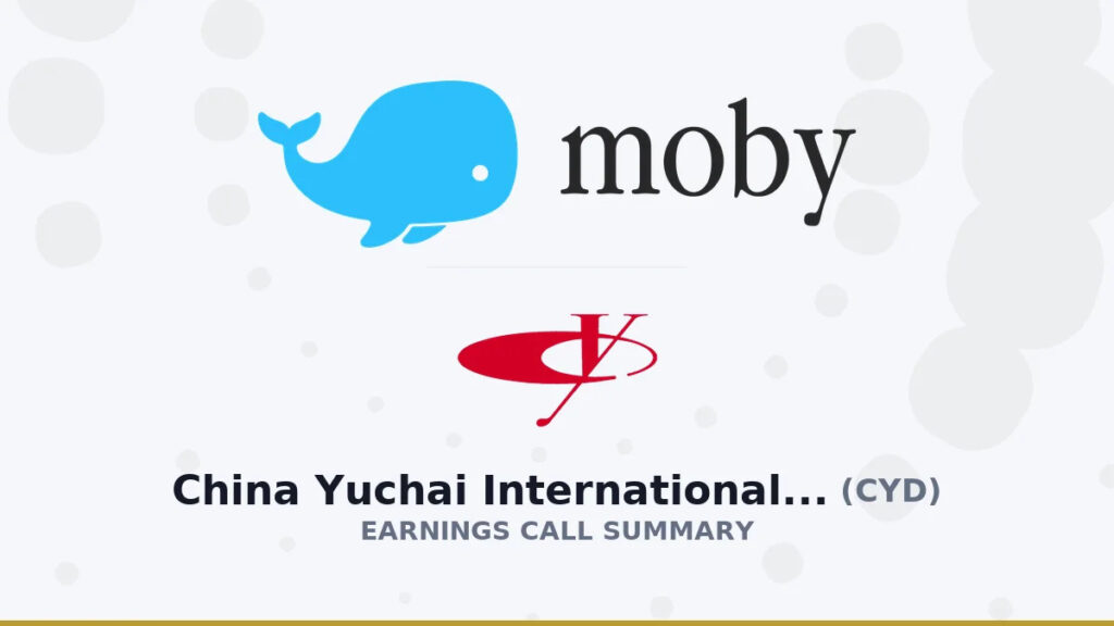 China Yuchai International Limited Q2 2026 Earnings Call Summary China Yuchai International Limited Q2 2026 Earnings Call Summary