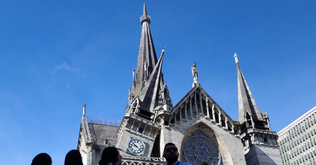 Shocking Images of Cathedral Tower Collapse During Earthquake