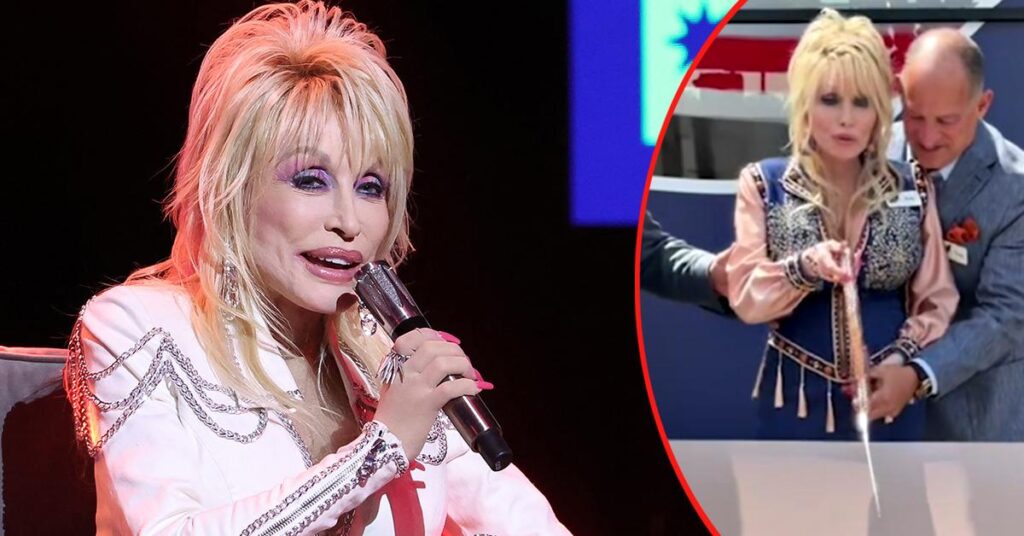 Dolly Parton Needed Help From Two Men During Final In-Person Appearance Dolly Parton Needed Help From Two Men During Final In-Person Appearance