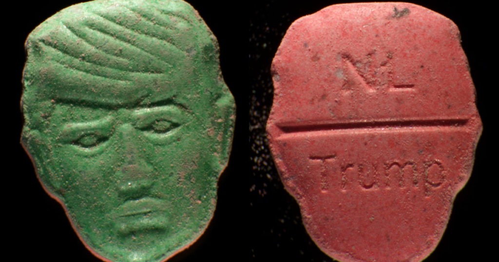 Dutch Health Officials Warn About Trump-Shaped Ecstasy Pills Dutch Health Officials Warn About Trump-Shaped Ecstasy Pills