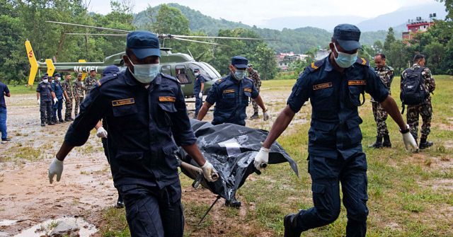 Lake Overflows on China-Nepal Border, Halting Flood Rescue Efforts
