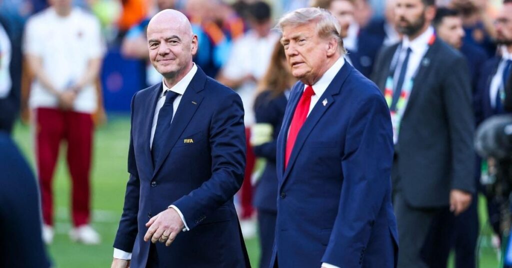 Gianni Infantino ‘Begging Donald Trump to Save FIFA Presidency Job’ Gianni Infantino 'Begging Donald Trump to Save FIFA Presidency Job'