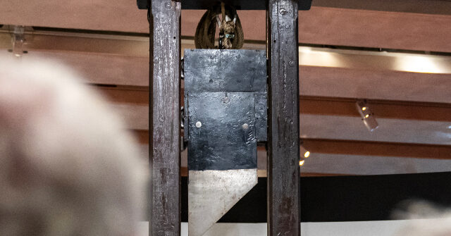 Protestors Show Up with Guillotine at City Council Meeting, Scare Off Data Center Reps