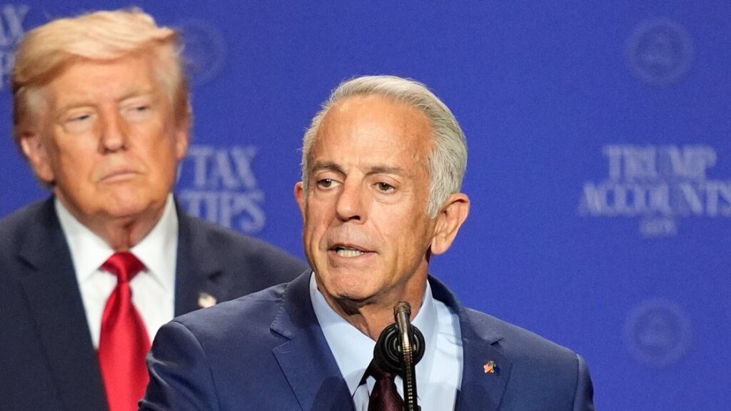Nevada Gov. Joe Lombardo Tells Trump Crowd Not To Boo Fallen Officer
