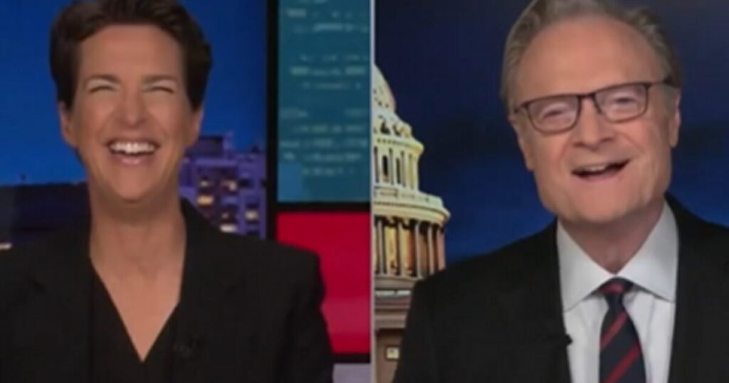Rachel Maddow and Lawrence O’Donnell of MSNOW Yuk it Up Over Threat to Trump’s Life Overseas (VIDEO) * The Gateway Pundit * by Mike LaChance Rachel Maddow and Lawrence O’Donnell of MSNOW Yuk it Up Over Threat to Trump’s Life Overseas (VIDEO) * The Gateway Pundit * by Mike LaChance