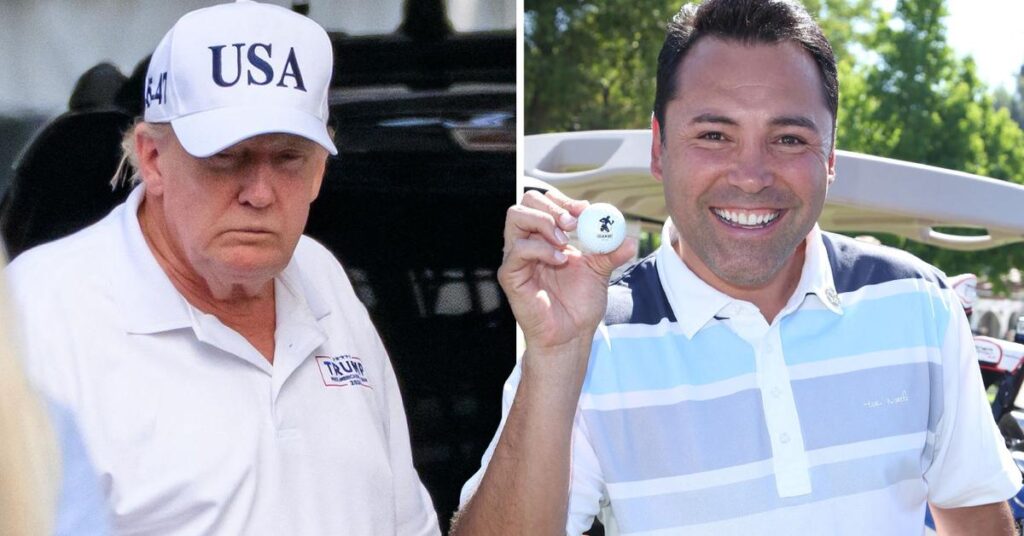 Trump Accused of Cheating at Golf by Boxing Legend Oscar De La Hoya