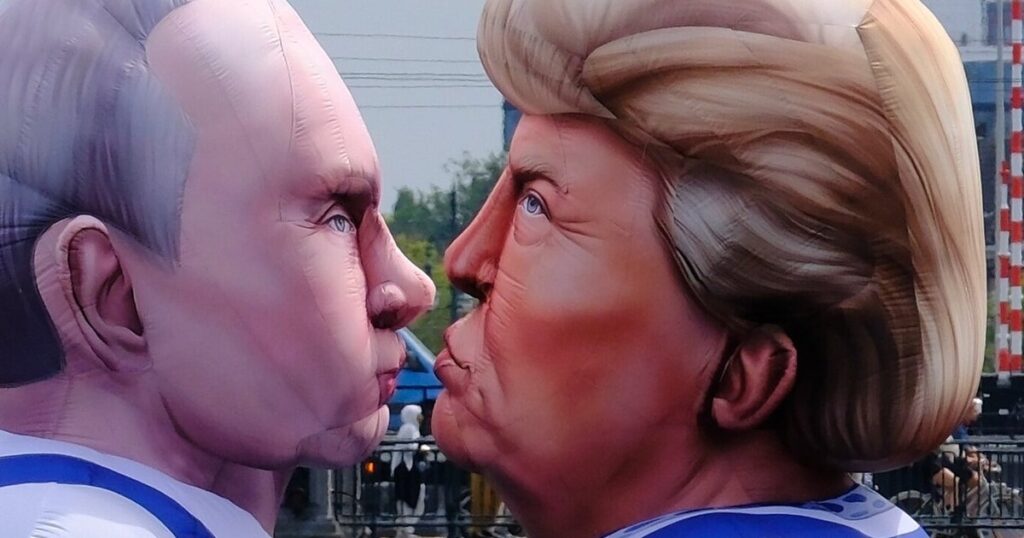Trump-And-Putin Stunt Becomes Amsterdam Pride Talking Point Trump-And-Putin Stunt Becomes Amsterdam Pride Talking Point
