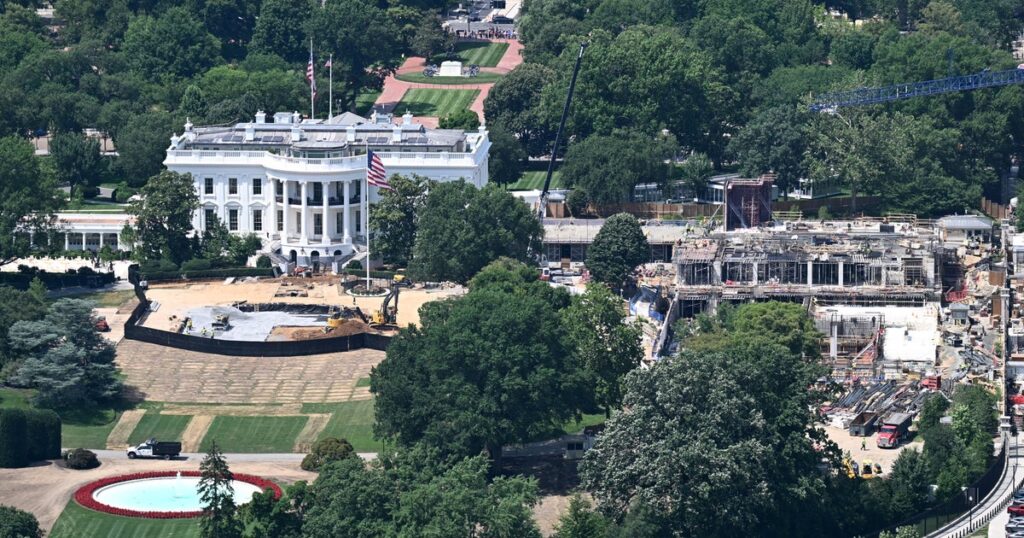 Trump Asks Supreme Court To Allow White House Ballroom Construction To Continue