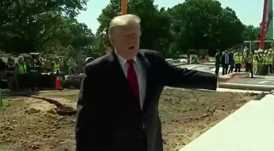 Trump Gets Unleashed Outside The White House To Rant Like A Loon About Grass Trump Gets Unleashed Outside The White House To Rant Like A Loon About Grass