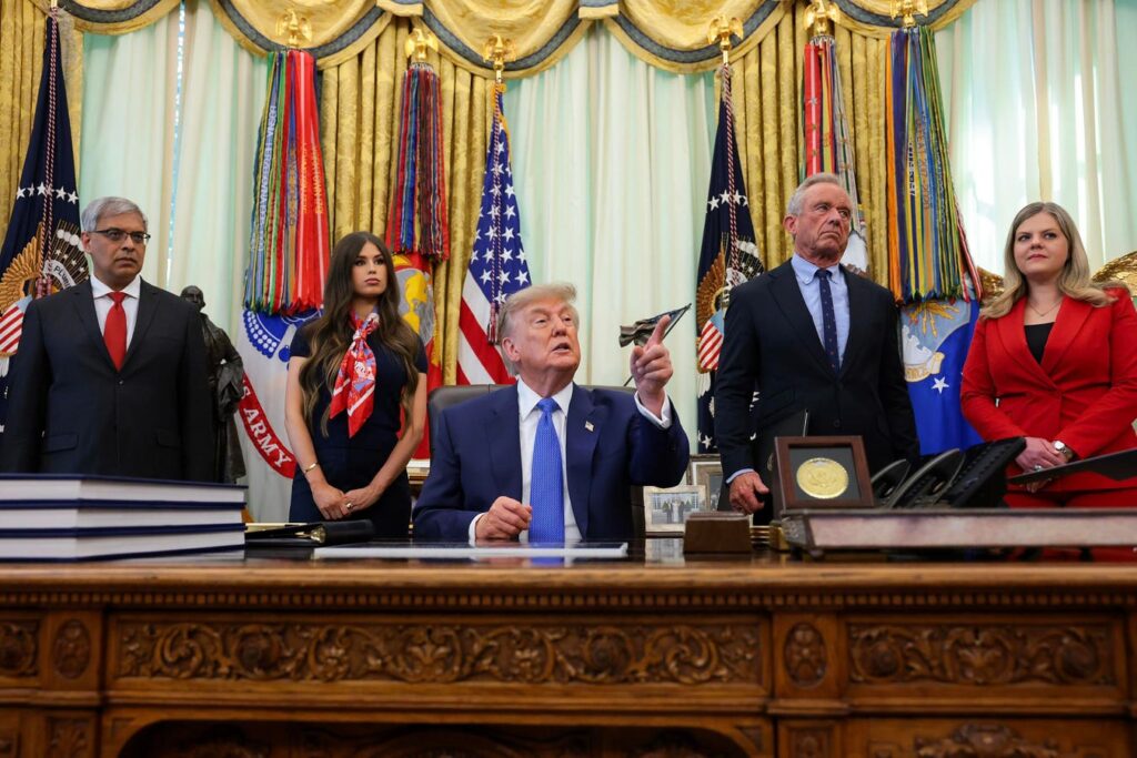 Trump Issues Executive Order On Vaccines, Makes Multiple False Claims