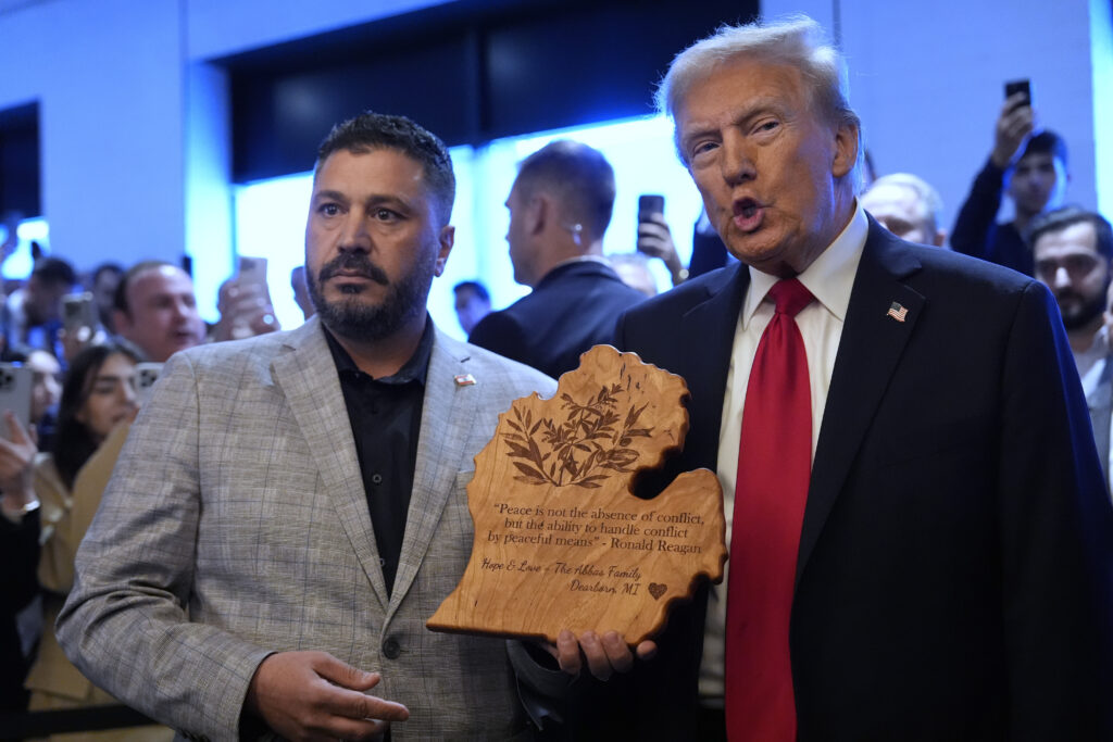 Trump won the heart of Michigan’s Arab American community. They're moving away from Mike Rogers. Trump won the heart of Michigan’s Arab American community. They're moving away from Mike Rogers.