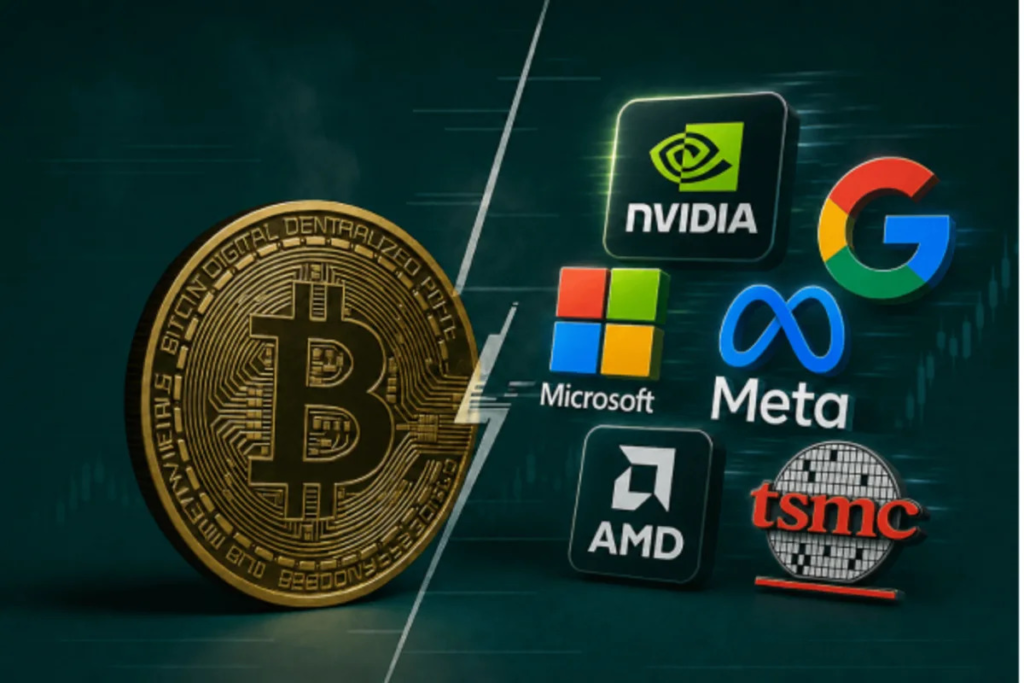 Why Bitcoin is Falling Despite US Stocks Hitting Record Highs Why Bitcoin is Falling Despite US Stocks Hitting Record Highs