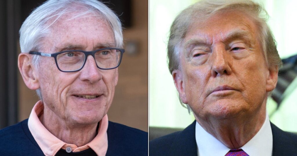 Wisconsin Gov. Tony Evers Zings Trump’s ‘Lake America’ Order Wisconsin Gov. Tony Evers Zings Trump's 'Lake America' Order