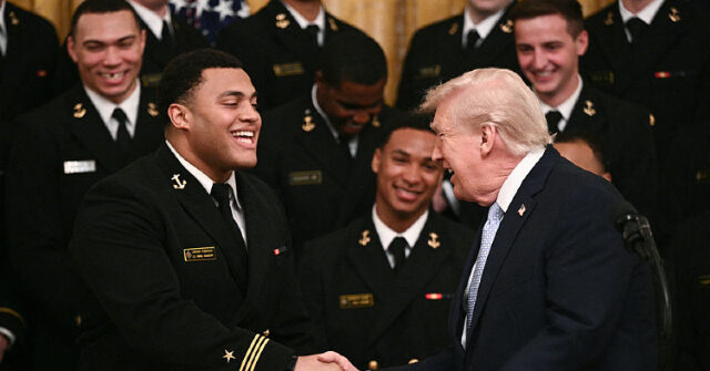 Navy Grad Landon Robinson Wears Formal Service Uniform to NFL Debut