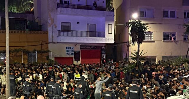 Ceuta Chaos as Invading Migrants Rush to Claim New ‘Temporary’ Shelter