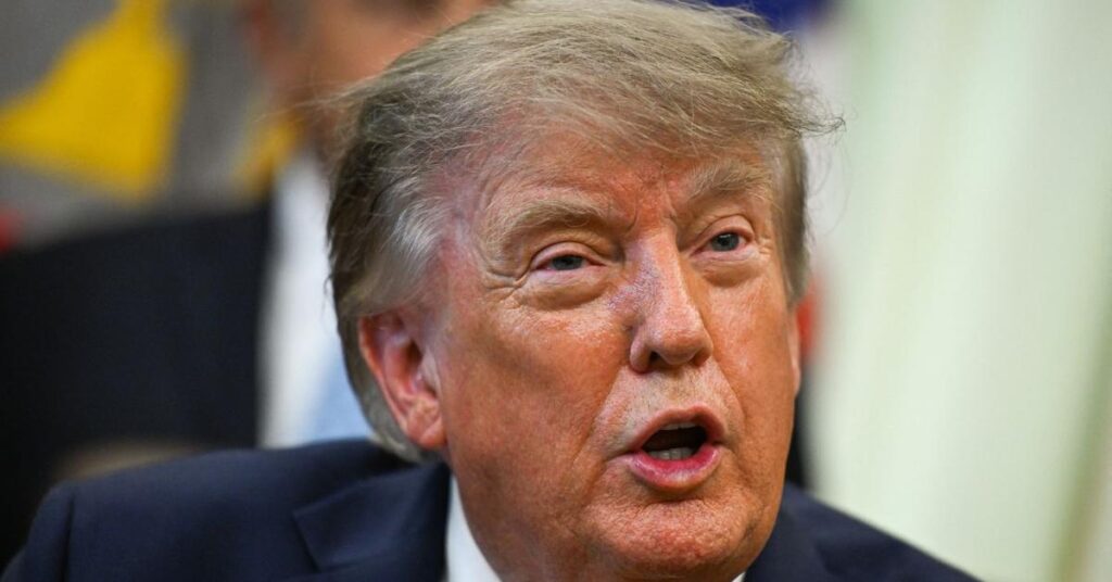 Donald Trump Debuts Darker Hair And Flipped Comb-Over Donald Trump Debuts Darker Hair And Flipped Comb-Over