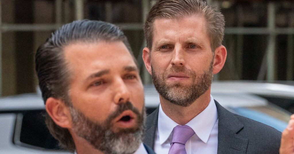 Eric Trump Awkwardly Undercuts His Brother’s Defense Of Oligarch's Lavish Wedding Gift