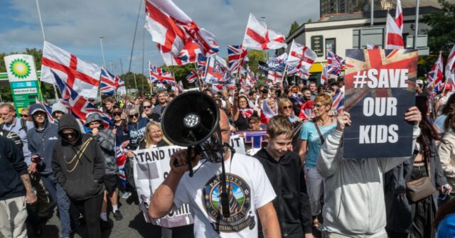 Anti-Mass Migration Protesters Descend on Portsmouth
