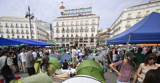 Eviction of 87-Year-Old Sparks Encampment Protest in Madrid