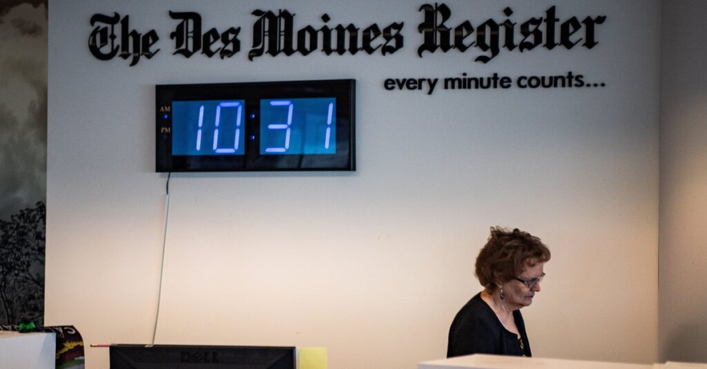 Iowa Judge Dismisses Trumps Lawsuit Against Des Moines Register Iowa Judge Dismisses Trumps Lawsuit Against Des Moines Register