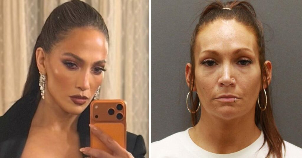 Jennifer Lopez Lookalike’s Mugshot Stuns Fans After Theft Arrest Jennifer Lopez Lookalike's Mugshot Stuns Fans After Theft Arrest