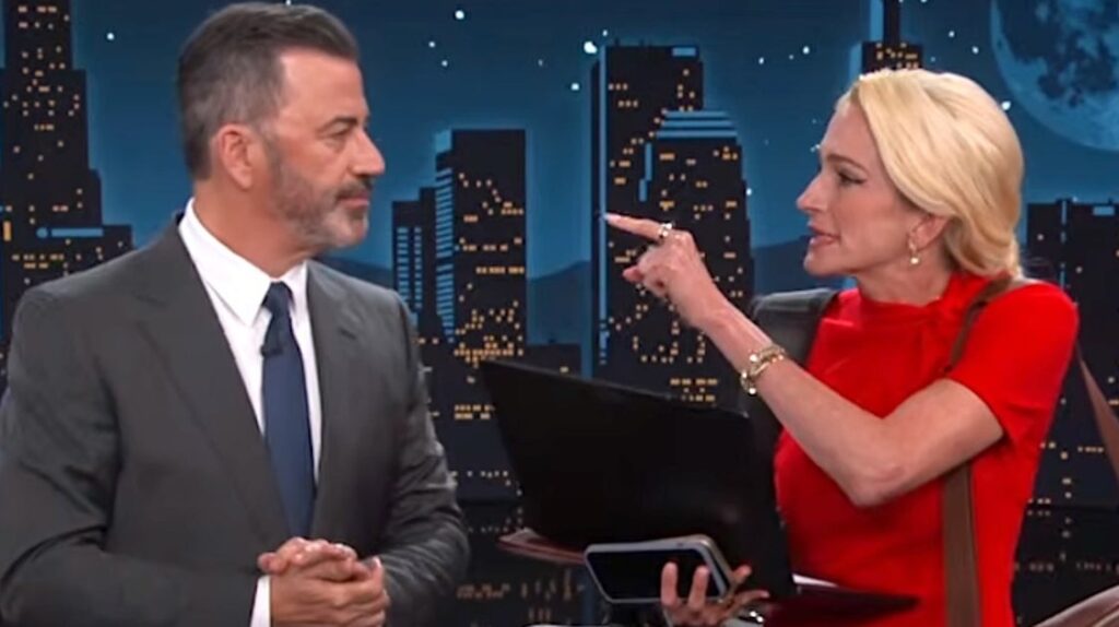Jimmy Kimmel’s Own Ferociously Devoted ‘Natalie’ Crashes Show Jimmy Kimmel’s Own Ferociously Devoted ‘Natalie’ Crashes Show
