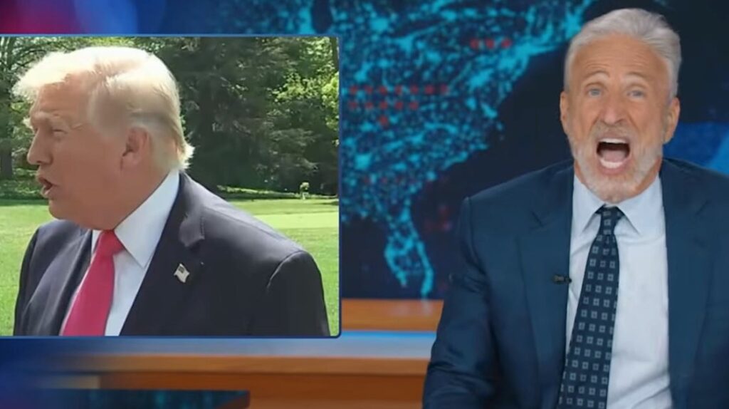 Jon Stewart Exposes Trump’s Most Unbelievable Use Of AI Slop Yet Jon Stewart Exposes Trump’s Most Unbelievable Use Of AI Slop Yet