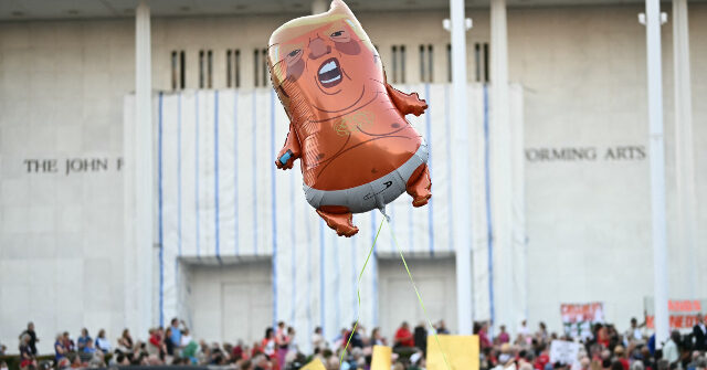 Hundreds Protest Trump’s Plan to Renovate the Kennedy Center