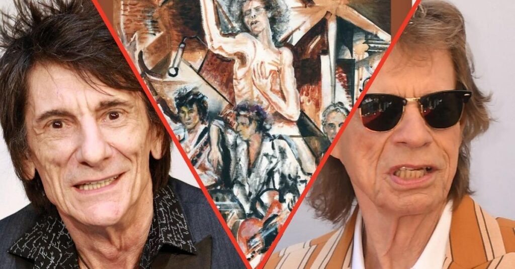 Mick Jagger’s ‘Fury’ Over Ronnie Wood’s Nude Stones Portrait Mick Jagger's 'Fury' Over Ronnie Wood's Nude Stones Portrait