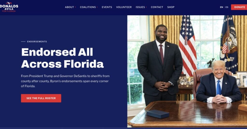 President Trump Demands Court Intervention After Fake News Media Invents Lie That Byron Donalds “Dropped” Him in Florida