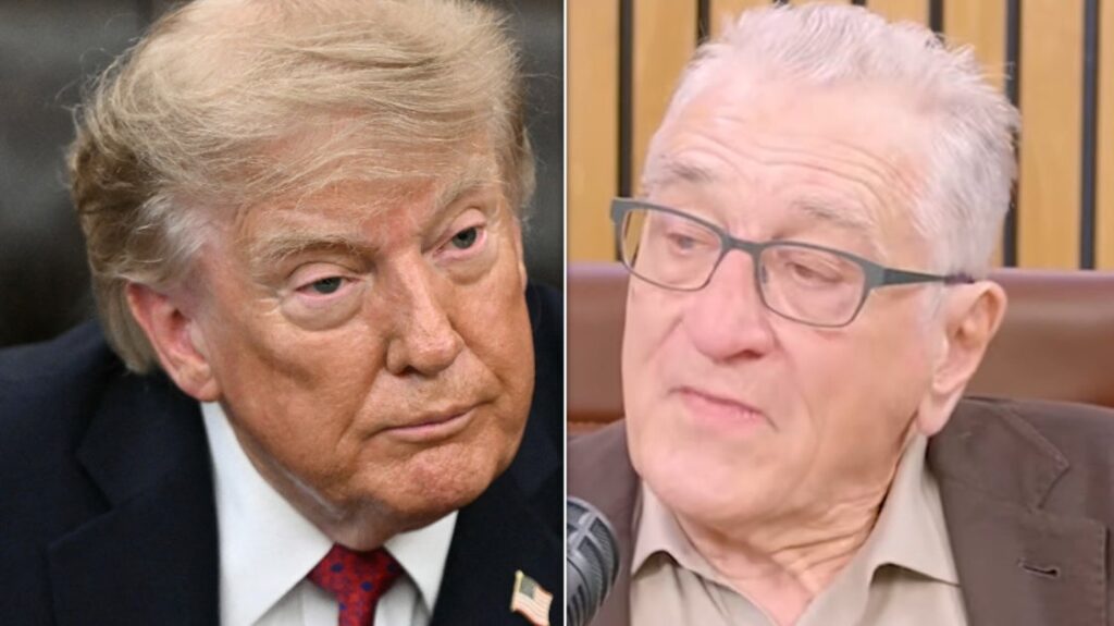 Robert De Niro Fights Back Tears As Amy Poehler Thanks Him For Taking On Trump