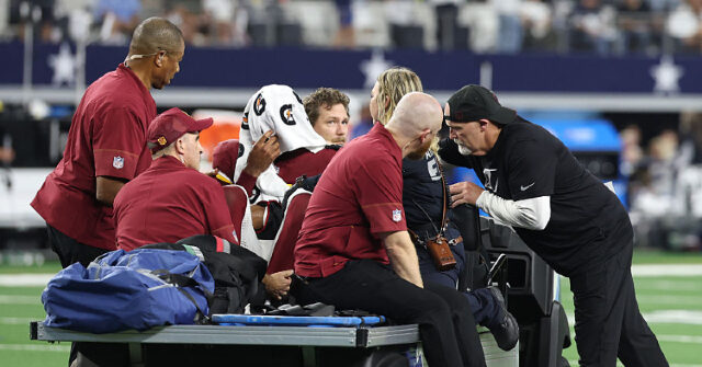 Tom Brady Swears on Live TV After Watching Gruesome Jayden Daniels Injury