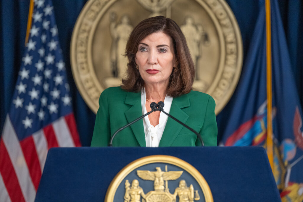 The NY governor race pollster scrum A new Quinnipiac University poll has Gov. Kathy Hochul leading her Republican challenger Bruce Blakeman by a sizable margin.