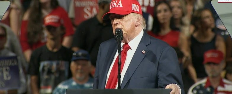 Trump Wallows In Racist Sewer At Desperate North Carolina Rally Trump Wallows In Racist Sewer At Desperate North Carolina Rally