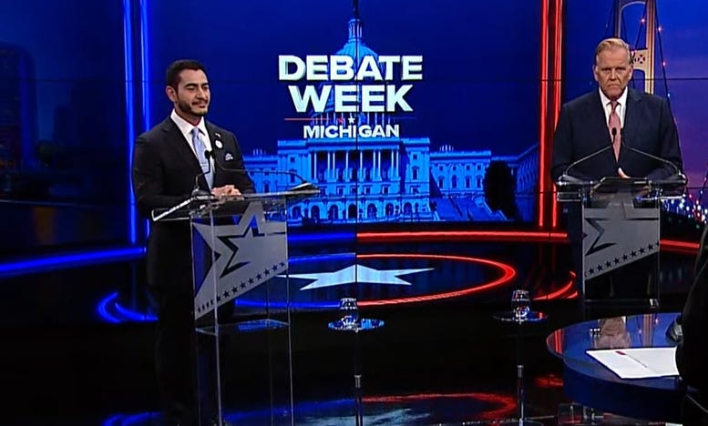 Abdul El-Sayed Wins Michigan Senate Debate Because Mike Rogers Can’t Shake Trump Abdul El-Sayed Wins Michigan Senate Debate Because Mike Rogers Can’t Shake Trump