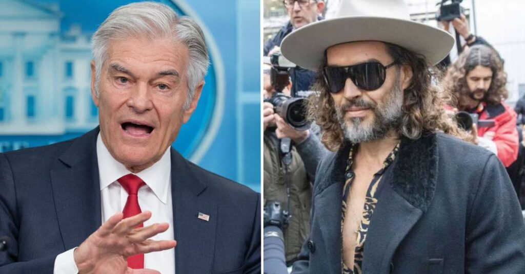 Dr. Oz Laughs at Russell Brand's 'Consent' Joke at MAHA Panel — Ahead of Brand's Sexual Assault Trial