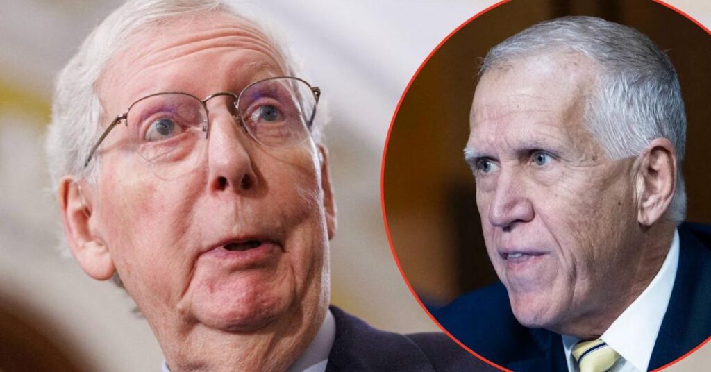 GOP Senator Rages Over Mitch McConnell Being Urged to Step Down GOP Senator Rages Over Mitch McConnell Being Urged to Step Down