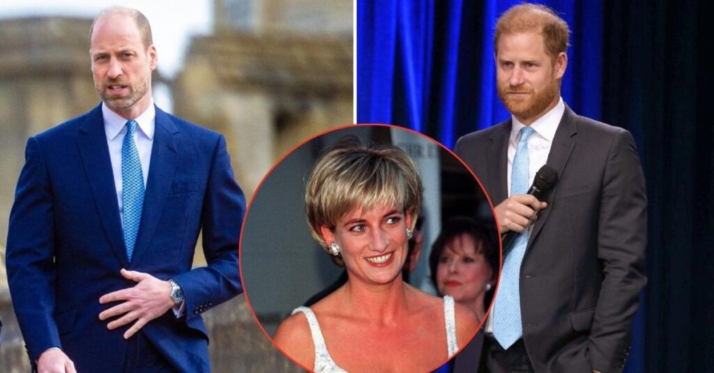 Prince William 'Fights Prince Harry's Plans For Princess Diana Film'