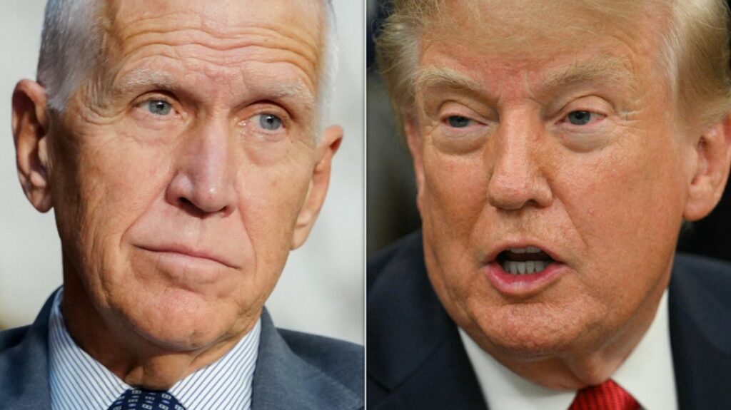 Thom Tillis Reveals Expletive-Filled Texts He Sent To Trump