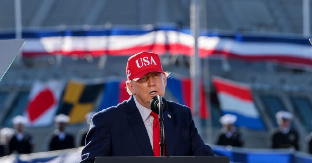 Trump in Maryland Announces Construction of ‘Largest New Shipyard’ in U.S.