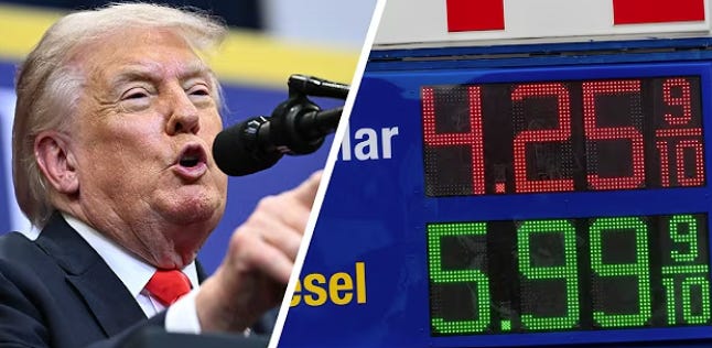 Trump Blames Blue States, Not His Iran War, For Gas Prices Trump Blames Blue States, Not His Iran War, For Gas Prices