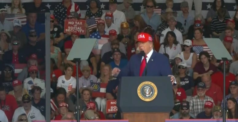 Trump Loses It Over Getting Protested At His Georgia Rally Trump Loses It Over Getting Protested At His Georgia Rally