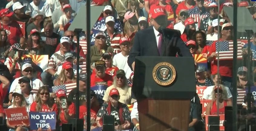 Trump Melts Down And Goes On Profanity Laced Election Conspiracy Rant In Arizona Trump Melts Down And Goes On Profanity Laced Election Conspiracy Rant In Arizona