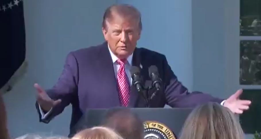 Trump Rambles Like A Loon About Cushions At Women’s Health Event Trump Rambles Like A Loon About Cushions At Women’s Health Event