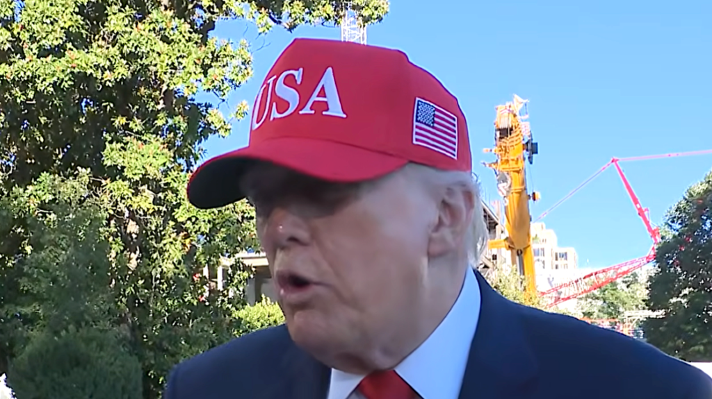 Trump's Response To Question About LA-San Diego Remark Is... Something